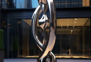 Stainless Steel Figure Sculpture